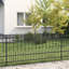 Powder-Coated Steel Fence Panels Included-124587307