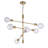 Kobe 6 - Light Dimmable Sputnik Geometric Chandelier-847210850