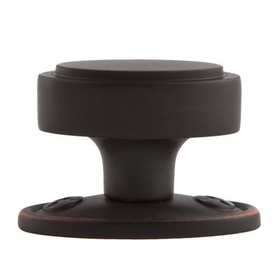 Ovaline 2" Length Oil Rubbed Bronze Oval Knob