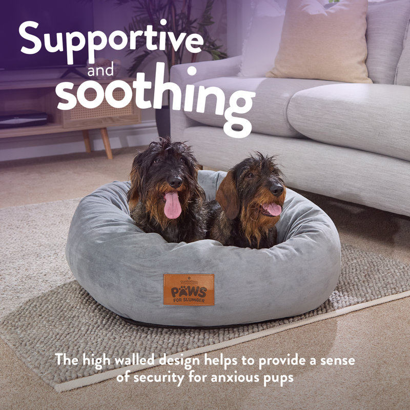 Slumberdown Paws for Slumber Donut Pet Bed, Large (41 - 70 lbs), Large (75cm W x 24cm D x 75cm H), Grey