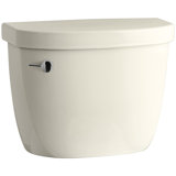 Cimarron 1.28 GPF Water Efficient Round Two-Piece Toilet (Seat Not Included)