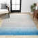 Yerby Modern Gradient Blue/Cream Rug