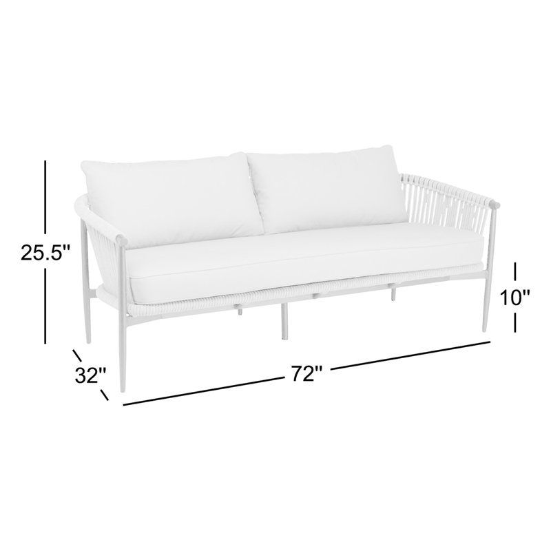 Sasha Outdoor 3 - Seat Patio Sofa