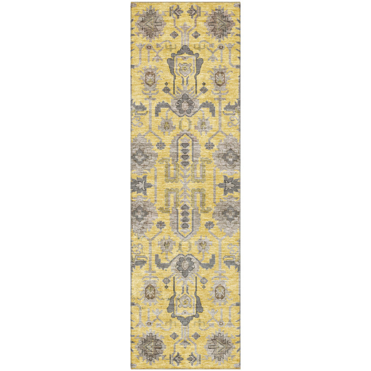 Premium Machine Washable Prisco Honey Rug