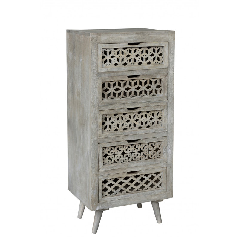 Commode 5 tiroirs Hilmi
