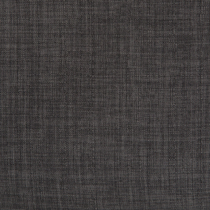 Tabouret de bar et de comptoir Randolph, Tissu en polyester aspect lin gris anthracite