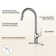 CASAINC Single-Handle Pull-Down Kitchen Faucet Single Hole Faucet with Deck Plate