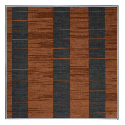 Machine Washable Horizontal Stripes Grey Area Rug