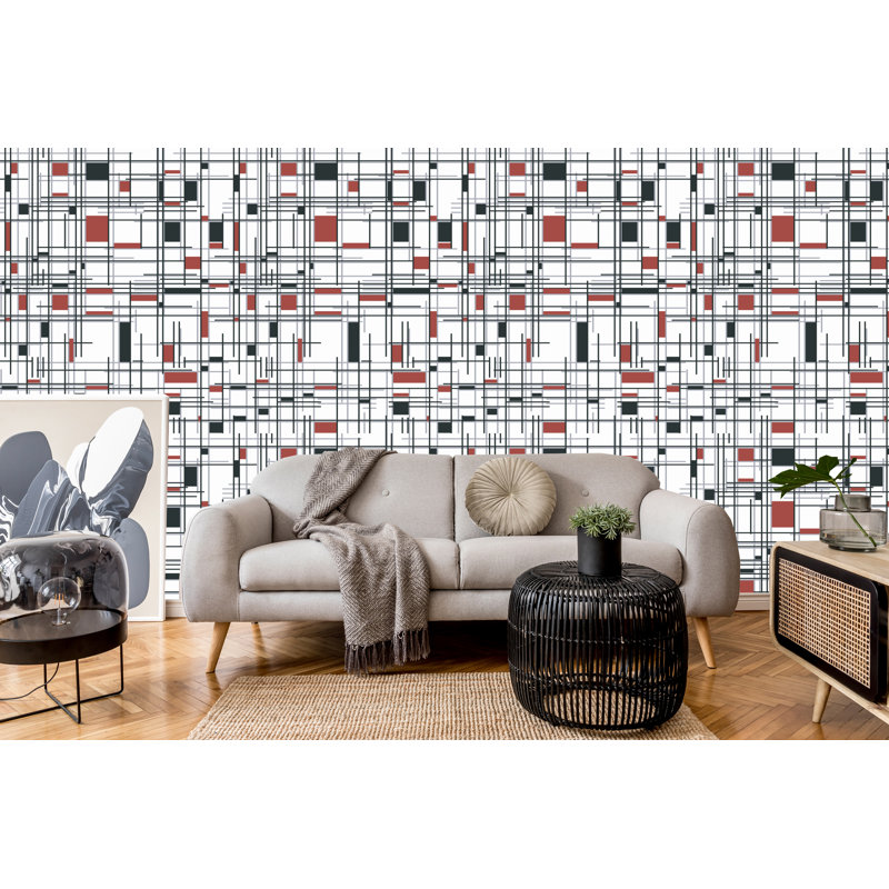Rouleau de papier peint adhésif L 10 pi x l 24 po Melony