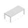 Table de patio Tempo Big Teak