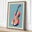 Violin in Stillness Modern - Wrapped Canvas-902352869-902352874