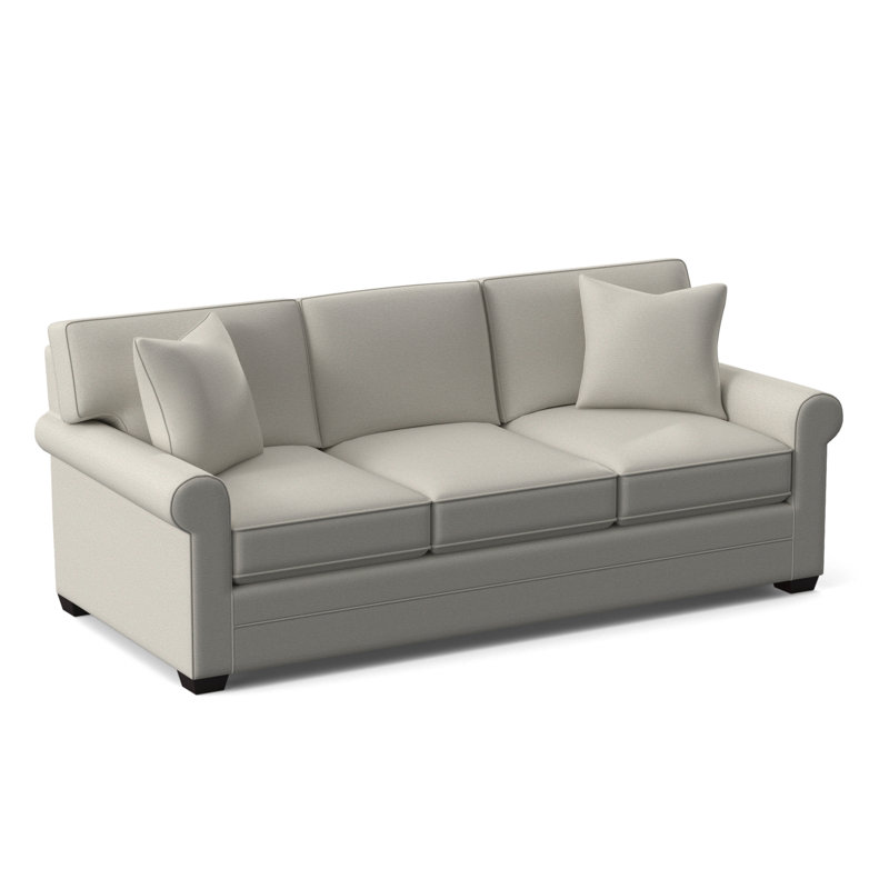 Bedford Upholstered 86'' Sofa, White Performance Fabric; 0851-94, Frost White