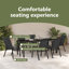 Eliezel 6 - Person Patio Dining Set with Rectangular Table-711862692