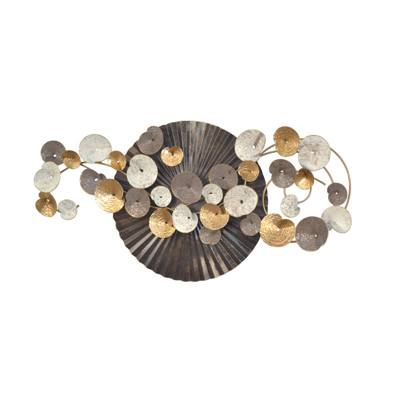 Glam Abstract Wall Decor on Metal