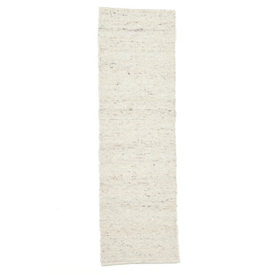 Lasse Handmade Flatweave Wool Light Beige Rug