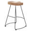 Tabouret de bar en bois massif Seleukos-2041900876