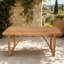 Ensemble repas d'extérieur 7 pièces en bois d'acacia avec sièges en filet