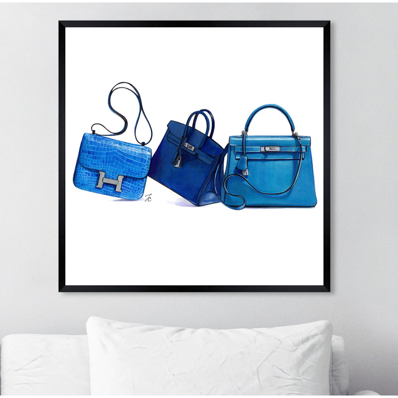 «Damilola Doll Memories Blue Shades», impression, H 26 po x l 26 po x P 0,5 po, Cadre photo