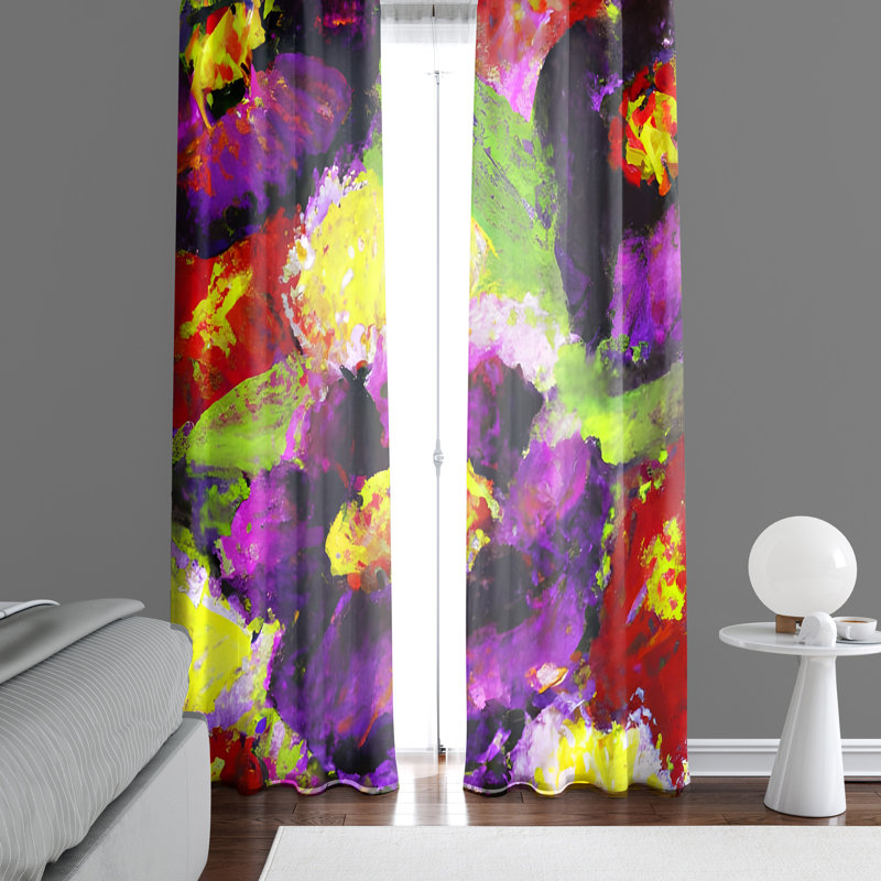 Amareyon Semi Sheer Curtain Panel Pair, 20" W x 82" L