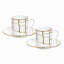 Alligator Gold Bone China Espresso Cup