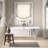 Kristin 70'' x 32'' Soaking Cast Iron Bathtub-702572014-702572012-702572018