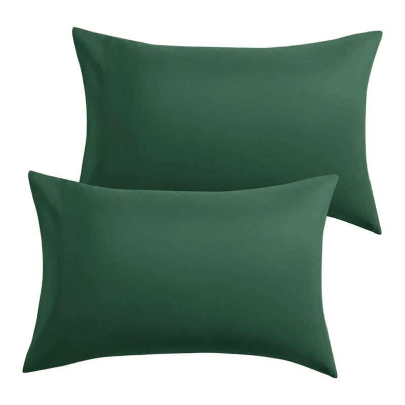 Microfiber Machine Tufted Pillow Case, Emerald