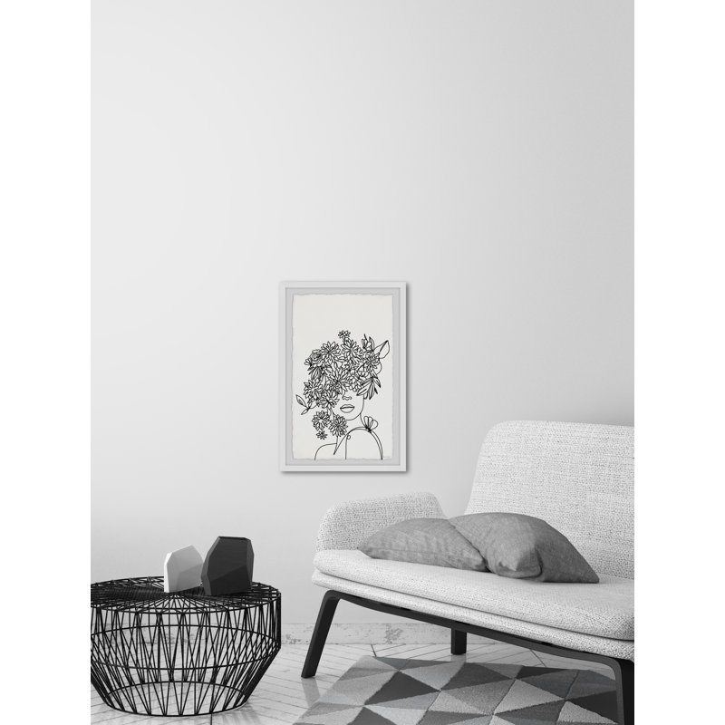 Flower Is A Smile - Single Picture Frame Print, 61cm H x 41cm W