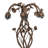 19" High Stained Glass Pond Lily 6 Light Table Lamp-12347632