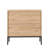Set Of 2 Rolland A Console Table Side Table With Rattan Door