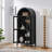 A High Arched Storage Cabinet With A Lamp-1309718199
