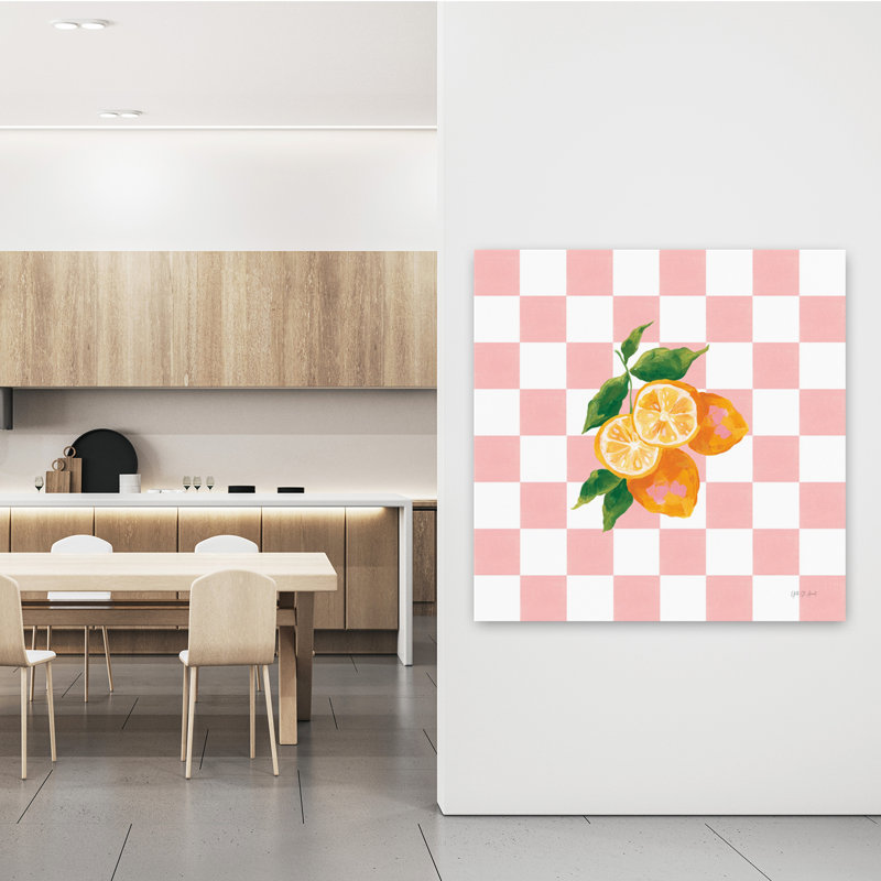 Été aux dames I, art contemporain, H 48 po x l 48 po