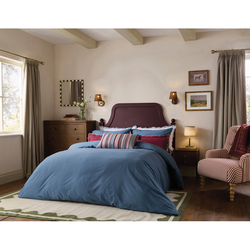 Country House Washed Cotton Duvet Cover Set, Super King Duvet Cover + 2 Pillowcases