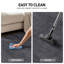 Tapis d'intérieur uni gris anthracite chiné, lavable à la machine et antidérapant-1587544017-1587544031