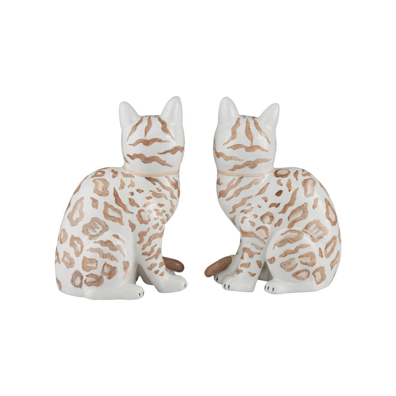 Coco Cat Statues - Pair