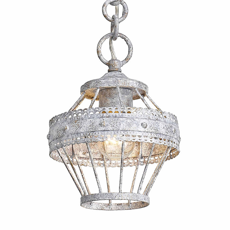 Luminaire suspendu géométrique 1 lumière Gaius, Huître