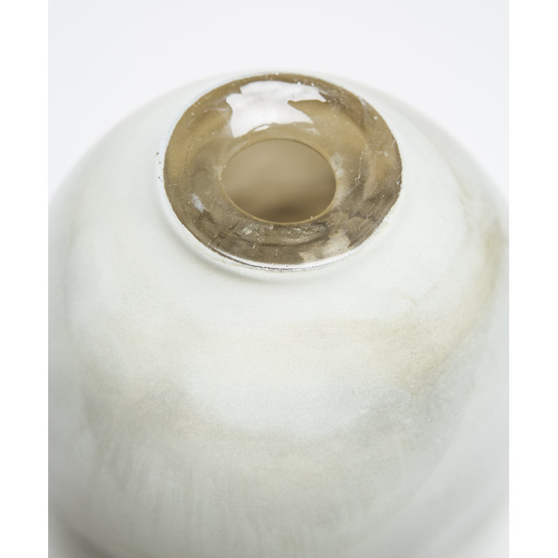 Surber Handmade Glass Jar, 12" H x 7" W x 8" D