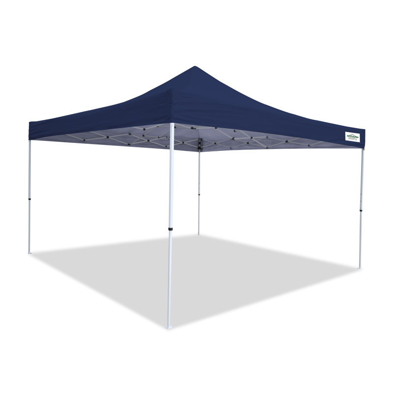 M-Series 2 Pro 12 pi. L 12 pi. D Auvent escamotable en acier, Bleu marine