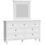 Commode 7 tiroirs avec miroir