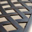 Banc d'extérieur en aluminium moulé Corolyn