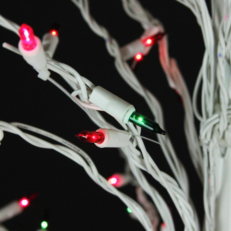 Décoration de jardin d'extérieur 4 pi avec lumières blanches 4 pi