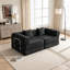 Canapé-lit convertible de 78 po, canapé modulaire en velours côtelé avec 2 coussins et canapé compact-796503528