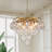 Yader 8 - Light Dimmable Bubble Glass Chandelier-939346509