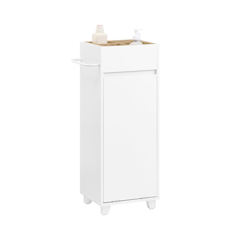 Wood Laundry Organisation Essentials, White