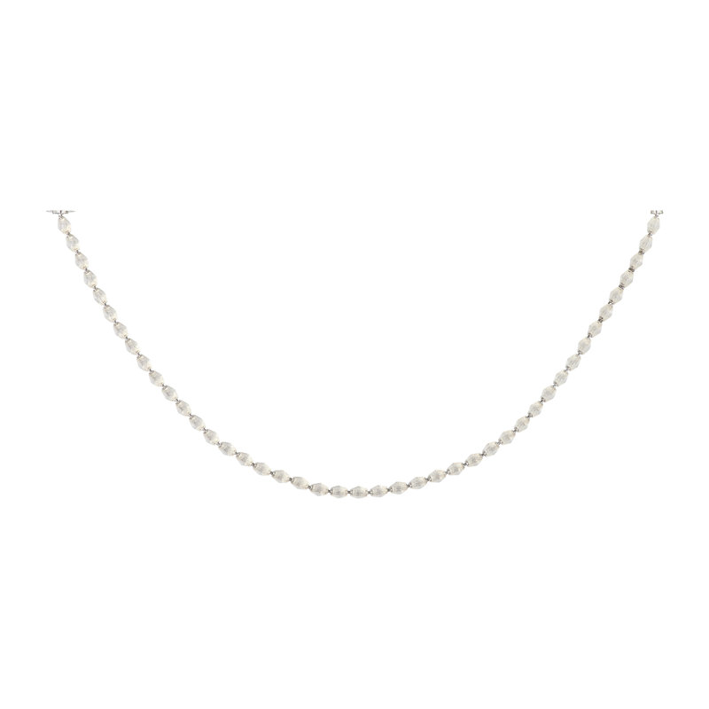 Collier 132 Chandelier, 140.5" H x 2" W x 2" D, Polished Nickel