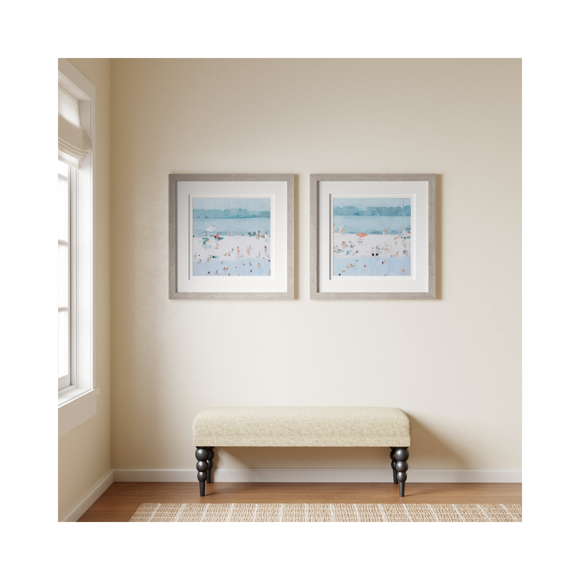 Sea Glass Sandbar by Grace Feyock