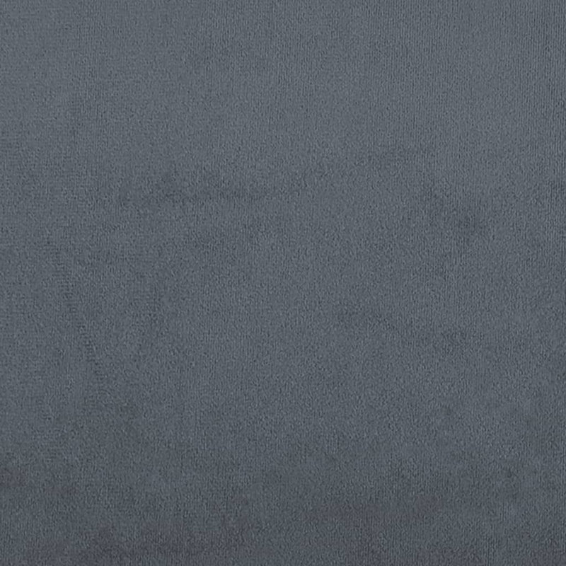 Jillann Velvet Upholstered Bench, Dark Gray