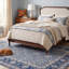 Tapis Thicket2 style persan traditionnel audacieux bleu gris crème, lavable en machine, antidérapant, à poils courts, pour intérieur et extérieur, adapté aux animaux domestiques, idéal pour salon, chambre, salle à manger, entrée, couloir, bureau-2086392502