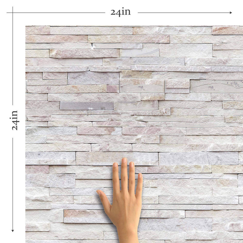 Panneau de papier peint à peler et coller Pakarad, L 48 po x l 24 po