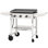 Plaque chauffante au propane à 3 brûleurs avec tablettes latérales Royal Gourmet, blanc