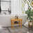 Harlowe Bamboo Shower Bench with Underneath Storage Shelf
